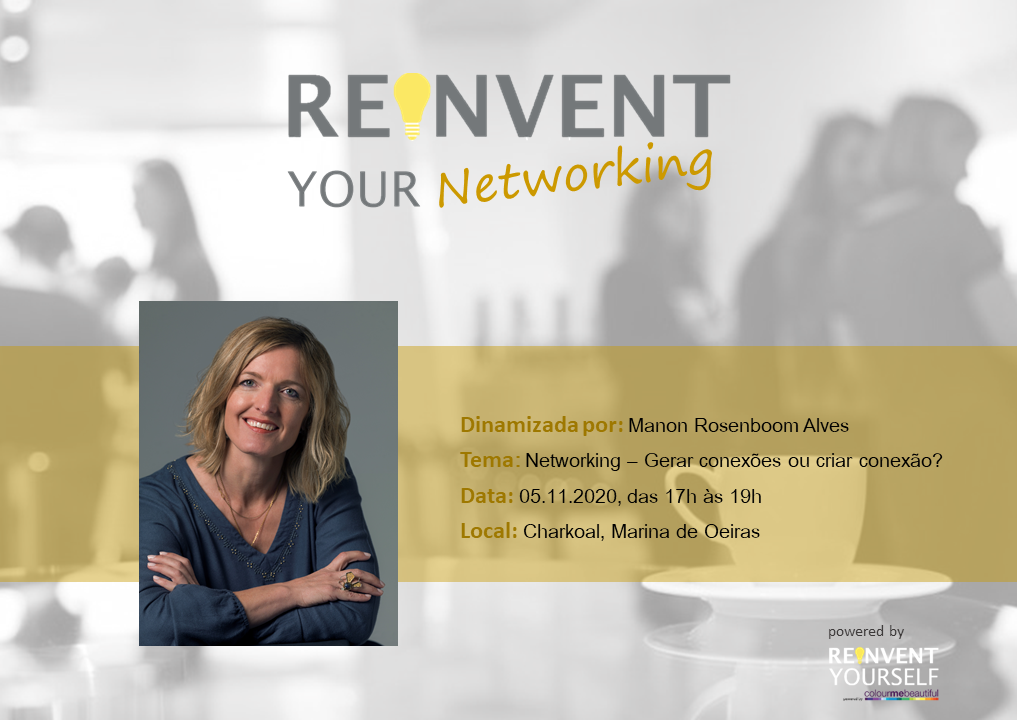 Networking executivo em Lisboa Reinvent Yourself